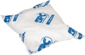Brady 32 Qty 1 Pack 9" Long x 9" Wide Sorbent Pillow 19 Gallon Capacity, Oil Only OIL99 - 01503978