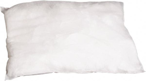 PRO-SAFE 32 Qty 1 Pack 9" Long x 9" Wide x 2" High, White Sorbent Pillow 15 Gallon Capacity, Oil Only PIL9-32 - 58616913