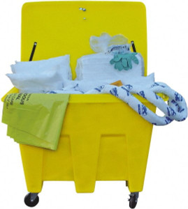 Brady 126 Gal Capacity Hazardous Materials Spill Kit Mobile Spill Truck SKH-LT - 06487342