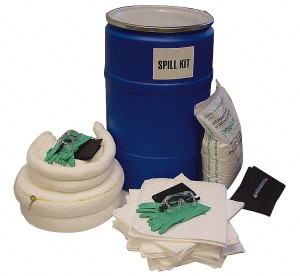 PRO-SAFE Oil Only Spill Kit 55 Gal Polyethylene Drum CSK205 - 77209344