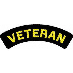 NMC Pack of 25 Veteran, Hard Hat Labels Yellow on Black, 0.004" Thick, Indoor or Outdoor, Adhesive Backed, For Accident Prevention HH159 - 37664166