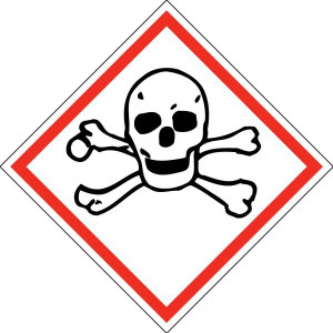 AccuformNMC Pack of 5 Blank GHS Shipping Labels 4" High x 4" Wide GHS405AP - 82452707