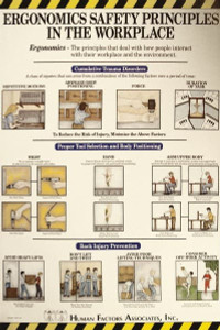AccuformNMC 24" Wide x 36" High Laminated Paper Ergonomics Information Poster English ESP1 - 75336669