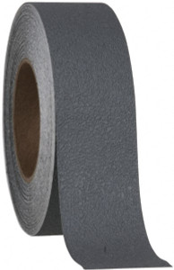 AccuformNMC 50 Qty 1 Pack 6" x 2 ft. Vinyl Floor & Egress Cleat 0.508 mil, Gray, Solid Color, Anti-Slip, General Traffic AST624G - 00651497