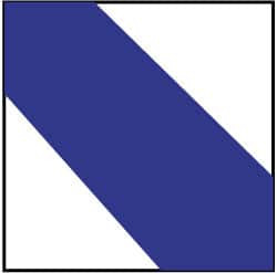 AccuformNMC 2" x 54 ft. Vinyl Floor & Egress Tape 0.0508 mil, Blue & White, Striped, General Traffic T20418 - 05244488