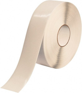 PRO-SAFE 3" x 100 ft. PVC Floor & Egress Tape 50 mil, White, Solid Color, General Traffic PRO-3RW - 55224679