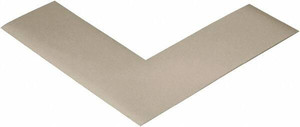 PRO-SAFE Pack of (100), 2" x 6" PVC Floor & Egress Tape 50 mil, Gray, Solid Color, Heavy/High Traffic PRO-ANGLEGRY - 58278904