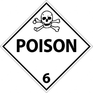 AccuformNMC 10-3/4" Wide x 10-3/4" High, Rigid Plastic Placard Black on White, UV Resistant, Chemical Resistant, Graffiti Proof DL8R - 63374995