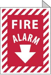 AccuformNMC Fire Alarm, Aluminum Fire Sign 9" Wide x 12" High FAFMA - 74737552