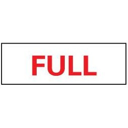 AccuformNMC "Full", 4" Long x 12" Wide, Pressure-Sensitive Vinyl Safety Sign Rectangle, 0.004" Thick, Use for Hazardous Materials M56P - 03492691