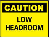 AccuformNMC "CUC", 10" Long x 14" Wide, Rigid Plastic Safety Sign Rectangle, 0.05" Thick, Use for Accident Prevention C43RB - 63367957