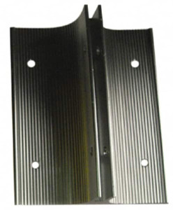 AccuformNMC Aluminum Flag Style Wall Sign Holder Silver, 2 Inch Width x 2 Inch Holder Height 721-602 - 73332389