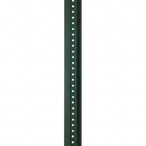 Nucor 10 ft. High, Powder Coated Traffic Sign Post Steel, 3/8" Hole Diam, Green 054-00004 - 48098685