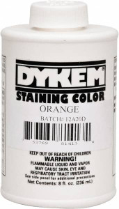 Dykem 8 Ounce Orange Staining Color Brush in Cap Container 81413 - 76824168