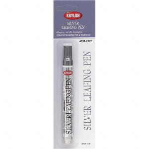 Krylon 0.33 oz Silver Metallic Finish Paint Pen Leafing, Direct to Metal K09902A00 - 54291349