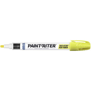 Markal Fluorescent Yellow Paint Marker Bullet Medium Tip, Alcohol Base Ink 97050 - 43475219