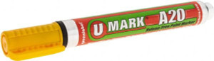 U-Mark Markers & Paintsticks A20 YELLOW XYLENE FREE PAINT MARKER 10706 - 51421261