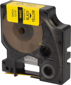 DYMO 1/2" x 18 ft. Yellow Vinyl Tape For Rhino 3000, RHINO 4200, 5000, 5200, 6000, 6500 18432 - 41144692