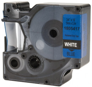 DYMO 3/4" x 18 ft. Blue Vinyl Label Printer Cartridge For RHINO 4200, 5200, 6000, 6500 1805417 - 45715760