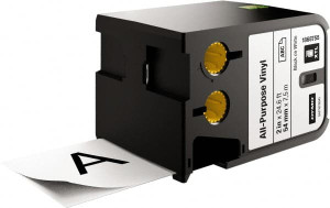 DYMO 2" x 23 ft. Black on White Vinyl Cartridge For DYMO XTL printers: 1868813, 1868814, 1868815 1868755 - 92780782