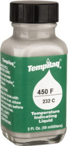 Tempil 450°F Temp Indicating Liquid 2 Ounce Container, 232°C 24413 - 60796232