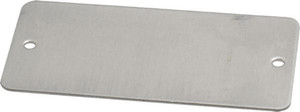 C.H. Hanson 3 Inch Wide, Style 2, Aluminum Blank Metal Plate 1-1/2 Inch High, 25 Pieces 96A-25 - 36928844