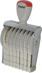 Made in USA 7/16 Character Size, Numbering Stamp 8 Bands MSC-MN48 - 36970432