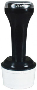 Value Collection 4-1/2 Inch Long x 2 Inch Wide, 1-3/16 Inch Diameter, Pre-Inked Custom Inspection Stamp Customized Message, Available in Red, Black, Blue, Green, Purple, White MSC-F30 - 09058652