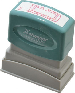 Value Collection Paid, Red Pre-Inked Stamp 1/2 Inch Wide x 1-5/8 Inch Long MSC-1201 - 36969343