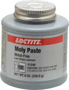Loctite 8 oz Can General Purpose Anti-Seize Lubricant Molybdenum Disulfide, -20 to 750°F, Black, Water Resistant 234227 - 00270256
