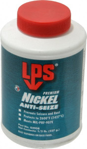 LPS Labs 0.5 Lb Can Extreme Temperature Anti-Seize Lubricant Nickel, -65 to 2,600°F, Silver Gray, Water Resistant 03908 - 31733165