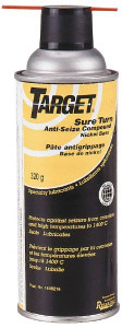 Releasall Target 12 oz Aerosol High Temperature Anti-Seize Lubricant Nickel, 600°C, Silver 1649216 - 00257501