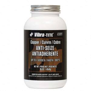 Vibra-Tite 16 oz Jar, Copper Anti-Seize Lubricant, with Brush Cap -65 to 1800° F 90716 - 84446285