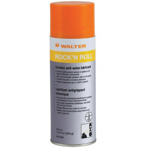 Walter Surface Technologies 13.5 oz Aerosol High Temperature Anti-Seize Lubricant Metal Free, 2,500°F, White, Food Grade, Water Resistant 53D852 - 57857427