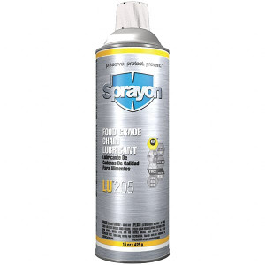Sprayon 0.12 Gal Aerosol General Purpose Chain & Cable Lubricant Food Grade S00205000 - 87256392