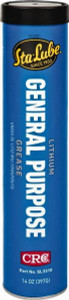CRC 14 oz Cartridge Lithium General Purpose Grease Amber, 300°F Max Temp, NLGIG 2 1007903 - 48738066