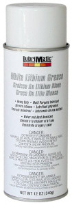 LubriMatic 12 oz Aerosol Lithium General Purpose Grease White, 290°F Max Temp, NLGIG 2, 11363 - 06623243