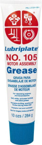 Lubriplate 10 oz Tube Zinc Oxide General Purpose Grease White, 150°F Max Temp, NLGIG 0, L0034-094 - 01245455