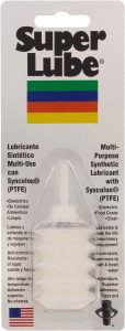 Synco Chemical Super Lube 1 oz Bellow Synthetic Lubricant w/PTFE General Purpose Grease Translucent White, Food Grade, 450°F Max Temp, NLGIG 2, 21020 - 57344699