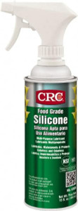 CRC 16 oz Trigger Spray Can Nondrying Film/Silicone Penetrant/Lubricant Clear & White, -40°F to 400°F, Food Grade 1003293 - 01292291