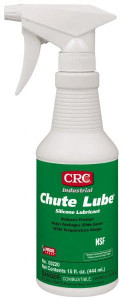 CRC 16 oz Trigger Spray Bottle Nondrying Film/Silicone Penetrant/Lubricant Clear & White, -40°F to 400°F, Food Grade 1003463 - 79280459