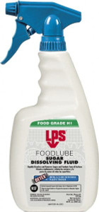 LPS Labs 28 oz Trigger Spray Bottle Spray Lubricant Clear, 41°F to 203°F, Food Grade 57728 - 64694573