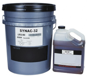 Lubriplate 5 Gal Pail, ISO 32, SAE 10, Air Compressor Oil 155 Viscosity (SUS) at 100°F, 46 Viscosity (SUS) at 210°F, Series SYNAC 32 L0932-060 - 00424804