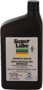 Synco Chemical Super Lube 0.25 Gal Bottle, Synthetic Gear Oil -45°F to 450°F, ISO 220 54200 - 05887294