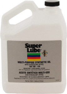 Synco Chemical Super Lube 1 Gal Bottle Synthetic Multi-Purpose Machine Oil ISO 150, SAE 85W, -45 to 450°F, Food Grade 51040 - 02105724