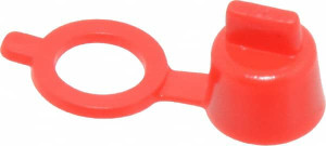Caplugs 100 Qty 1 Pack Grease Fitting Cap Red, 100 Pieces 99120104 - 31990450