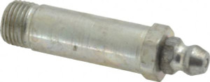 Alemite Straight Head Angle, 1/8 PTF Carbon Steel Standard Grease Fitting 7/16" Hex, 1-3/4" Overall Height, 1-17/64" Shank Length, 10,000 Operating psi, Zinc Plated Finish 1669-B - 03244357