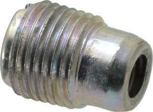Alemite Straight Head Angle, 1/8 NPTF Flush-Style Grease Fitting 17/32" Overall Height, Zinc Plated Finish 1452 - 03245040
