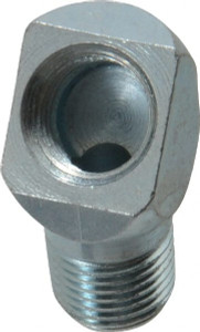 PROLUBE 45° Head Angle, 1/8-27 NPT Steel Grease Fitting Adapter 1/2" Hex ADPS451-8M1-8F5 - 85062362