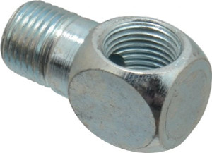PROLUBE 90° Head Angle, 1/8-27 NPT Steel Grease Fitting Adapter 1/2" Hex ADPS9018M18FST5 - 85062388